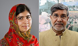 Nobel Hòa bình vinh danh hai nhà hoạt động quyền trẻ em